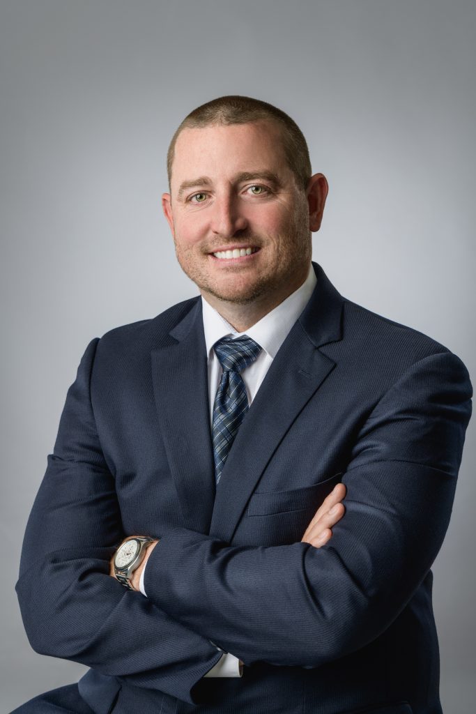 business headshot of man in suit